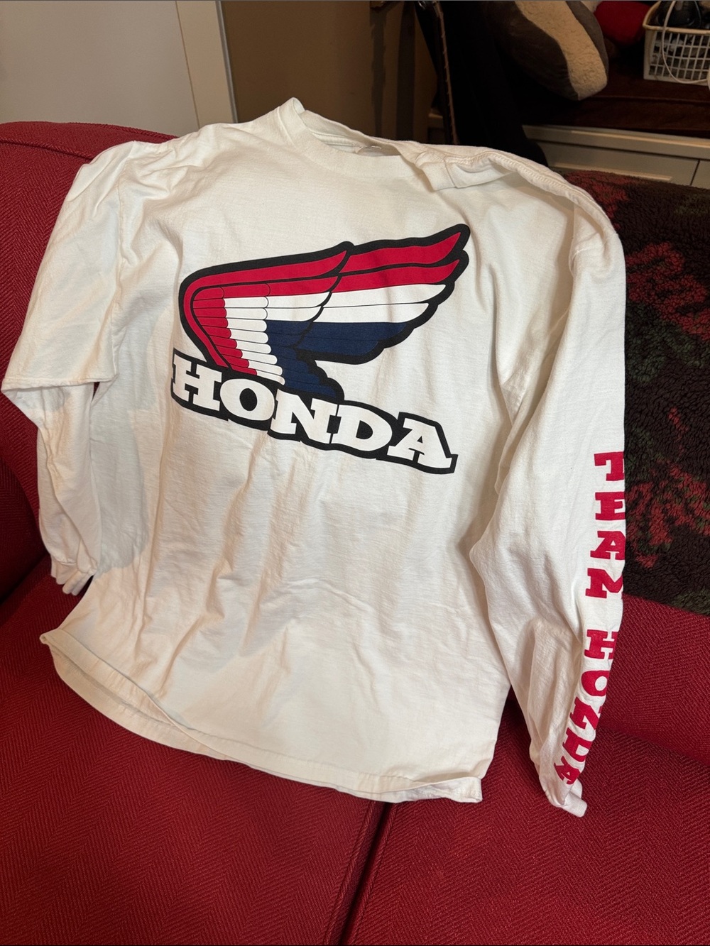 Men’s Vintage Team Honda Long-Sleeved Tee, XL